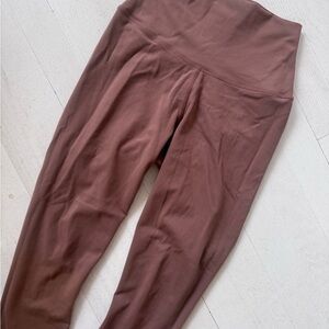 Varley Brown Leggings and Sports Bra Set - XS - Lightly Worn